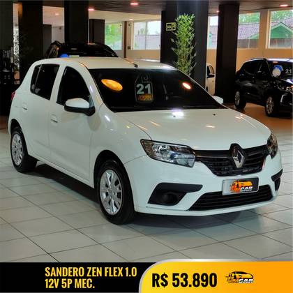 RENAULT SANDERO 1.0 12V SCE FLEX ZEN MANUAL RENAULT SANDERO 1.0 12V SCE FLEX ZEN MANUAL